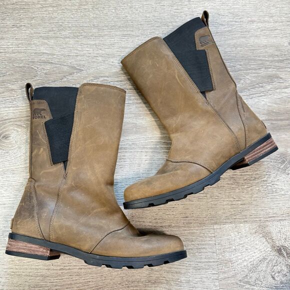 Sorel Women's Emelie Mid-Boot in Elk, Size 8.5 Women's - Picture 1 of 12